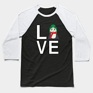 Love panda velentine Baseball T-Shirt